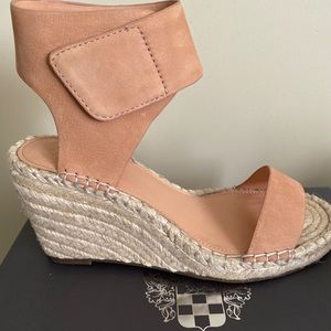 Vince Camuto sandy neutral wedge sandal
